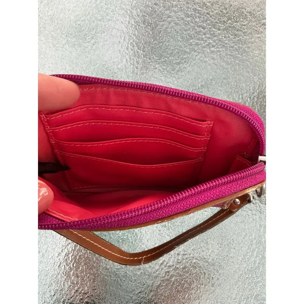 Fossil Multicolor Striped Wristlet Wallet